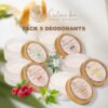 Pack 5 Déodorants