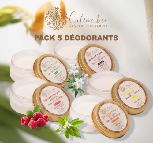 Pack 5 Déodorants