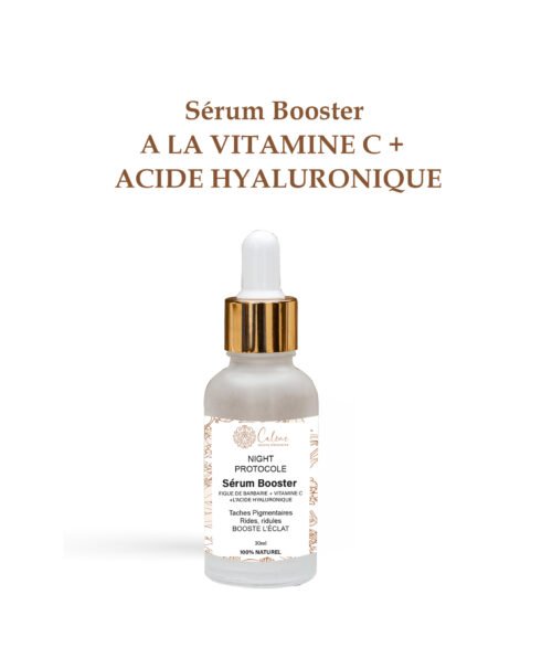Sérum booster A la vitamine C + Acide Hyaluronique