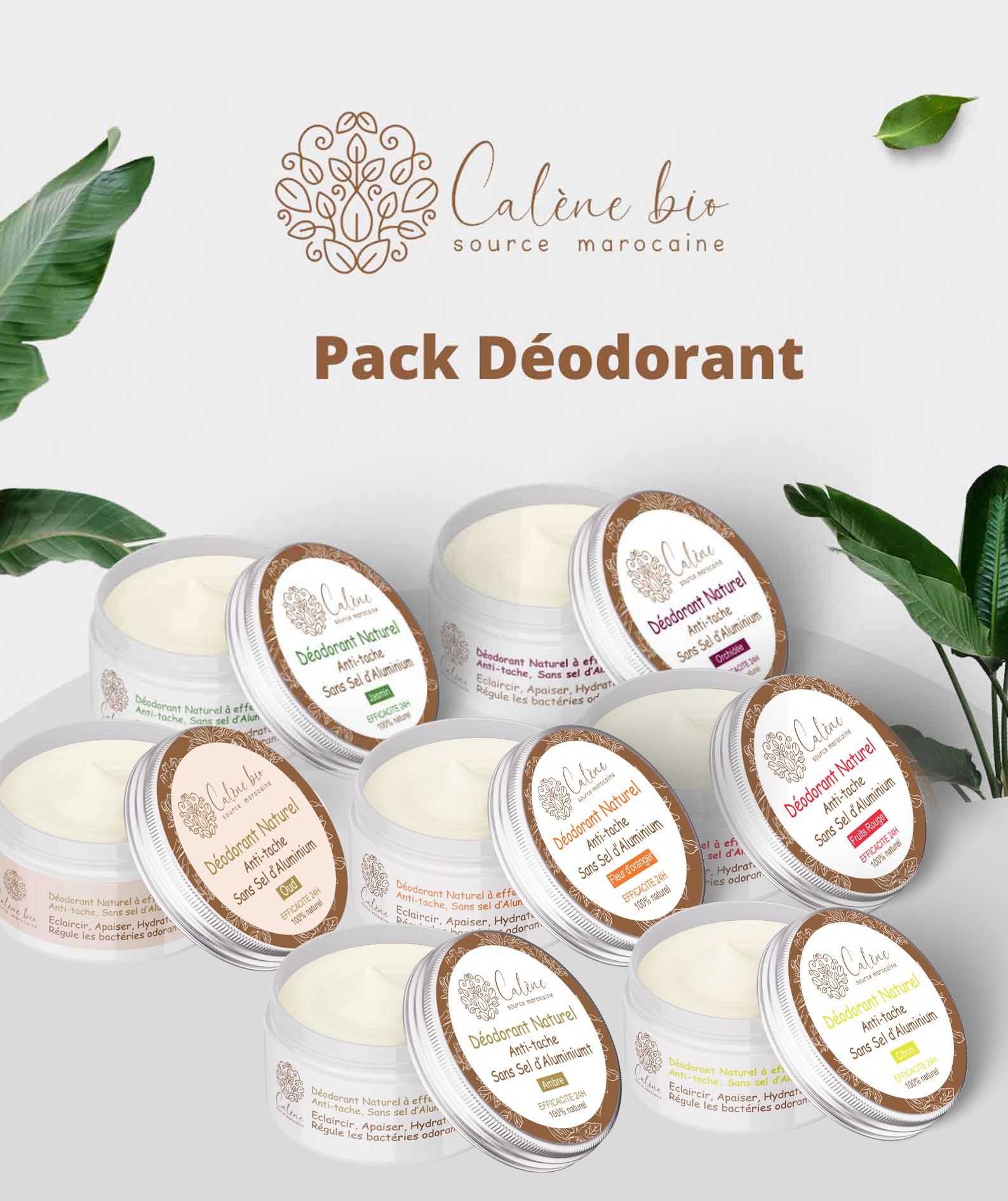 Pack 7 Déodorants